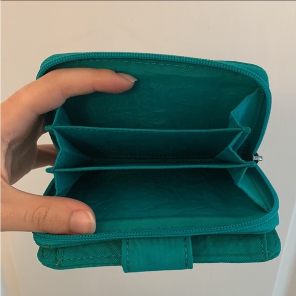Kipling Turquoise Compact Wallet - Picture 4 of 13